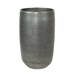 Pflanzgefäß 'Rowen', Silber, Ø 38 X H 62 Cm -Gartenbedarf Verkäufe 2024 3210801636 Pflanzgefaess Rowen silber D 38 x H 62 cm 115033