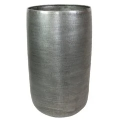 Pflanzgefäß 'Rowen', Silber, Ø 47 X H 82 Cm -Gartenbedarf Verkäufe 2024 3210801638 Pflanzgefaess Rowen silber D 47 x H 82 cm 115035