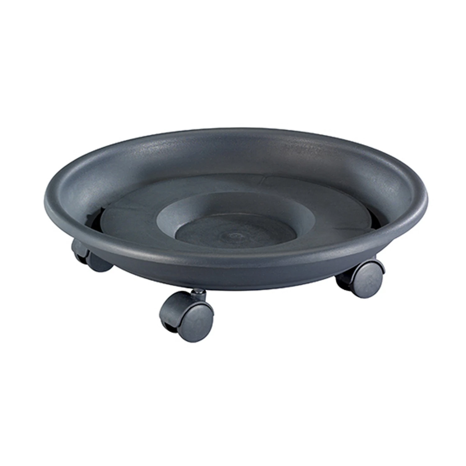 Wagner Multi Pflanzenroller "Serie K" Anthrazit, Mit 4 Doppelrollen, Ø Ca. 34 Cm 3 Wagner Multi Pflanzenroller "Serie K" Anthrazit, Mit 4 Doppelrollen, Ø Ca. 34 Cm