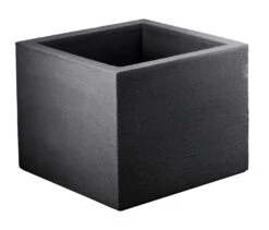 Pflanztrog 'Kubus', Anthrazit, 30 X 30 X H 27 Cm