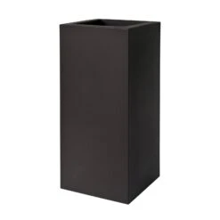 Pflanzkasten Kube High, Schwarz, L 30 X B 30 X H 70 Cm