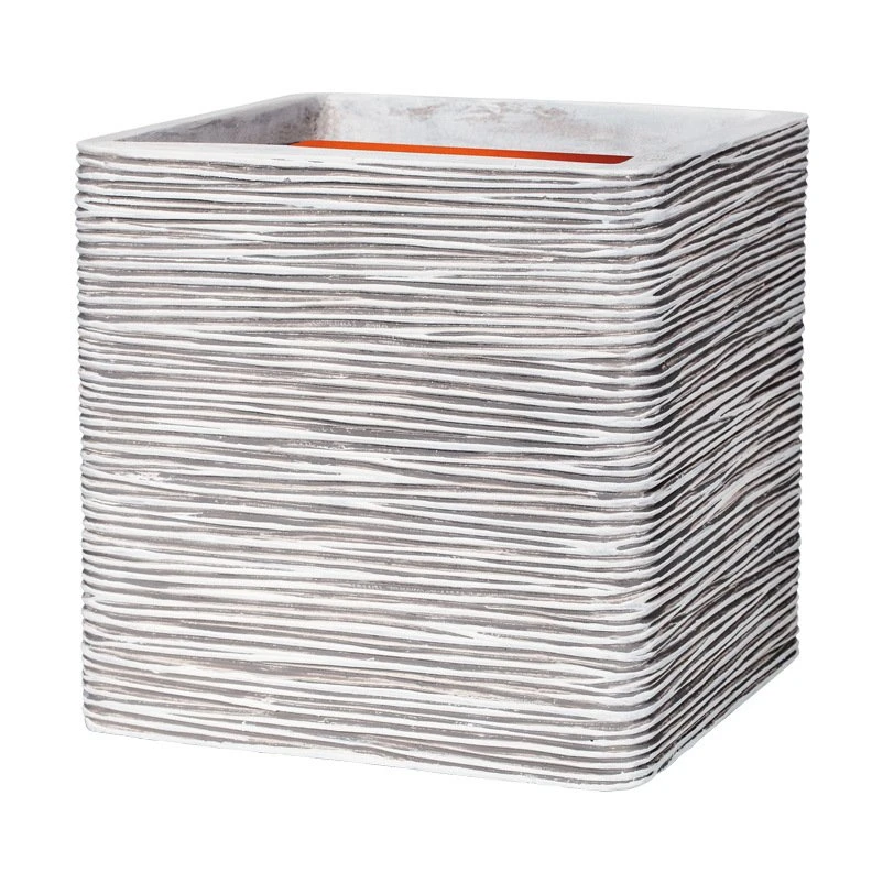 Capi Europe Pflanztrog Tutch Riffel Jasper, Elfenbein 4 Capi Europe Pflanztrog Tutch Riffel Jasper, Elfenbein – Bild 2