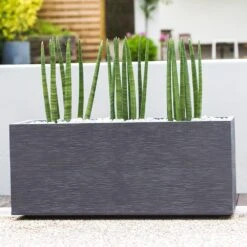 Pflanzkasten Graphit Hutch, Anthrazit, L 99,5 X B 39,5 X H 43,5 Cm -Gartenbedarf Verkäufe 2024 3230100939 Pflanzkasten Graphit Hutch anthrazit 99 5x39 5x43 5cm 98l 02 48337