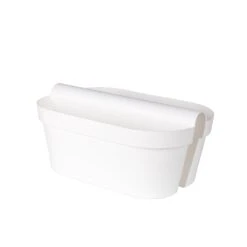 Balkon-Hängekasten „Be Up Duo“ In Der Farbe Weiß, 50 Cm / 18 Liter