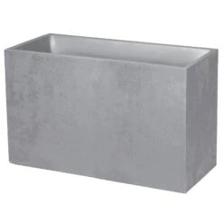 Pflanzkasten 'Basalt Hutch High', Betongrau, 99,5 X 39,5 X H 60 Cm