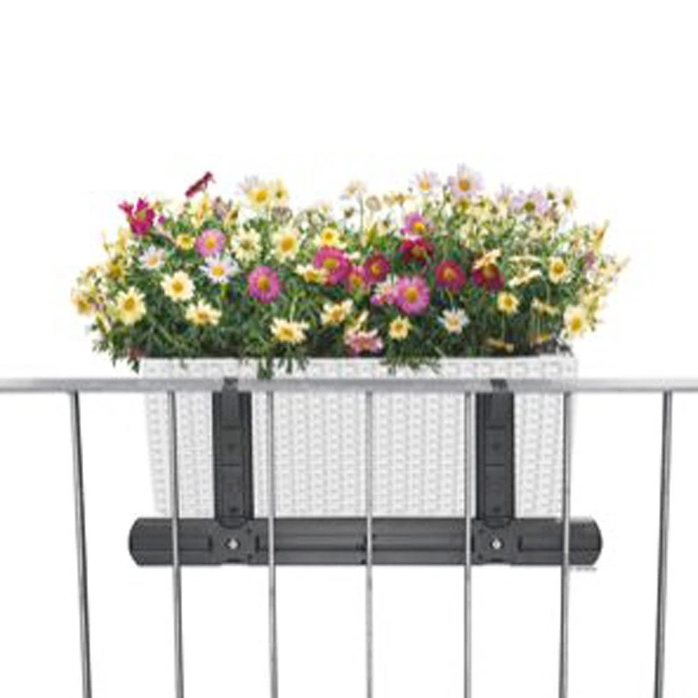 LECHUZA® Balkonkastenhalter-Ergänzung, Weiß, Für Balconera 50 Und 80 3 LECHUZA® Balkonkastenhalter-Ergänzung, Weiß, Für Balconera 50 Und 80