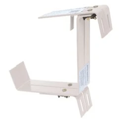 Blumenkastenhalter Aus Bandeisen, Terrakotta, 2-fach Verstellbar