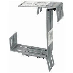 Blumenkastenhalter Aus Bandeisen, Grau