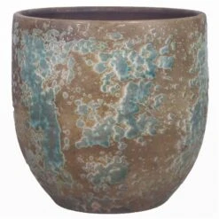 Übertopf "Luuk", Keramik, Grün, 24 Cm