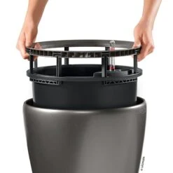 LECHUZA Classico Premium LS, All-in-One-Set, Anthrazit-metallic, Ø 28 Cm H:26 Cm -Gartenbedarf Verkäufe 2024 3325100223 Classico Premium 28LS anthrazit All in One Set D28xH26cm RGB 4 7762 1