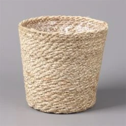 Jutekorb 'Nature' Mit Folieneinsatz, Natur, 16,5 Cm Ø, 3er-Set