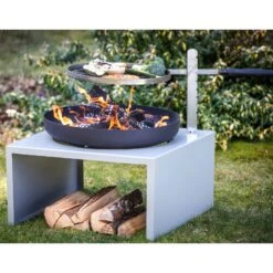 Feu Du Jardin Feuerschale "Moderne", Mit Grillfunktion, 21 Kg -Gartenbedarf Verkäufe 2024 3920100722 Feuerschale Moderne Gartenfeuer mit Grillfunktion4 65400