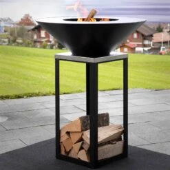 Feuerschale Fyro 80, Zweiteilig, 102 X 80 X 80 Cm -Gartenbedarf Verkäufe 2024 3920100728 Feuerschale Fyro80 80x80x102cm3 71309