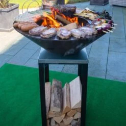 Feuerschale Fyro 80, Zweiteilig, 102 X 80 X 80 Cm -Gartenbedarf Verkäufe 2024 3920100728 Feuerstelle Fyro 80 schwarz 2 125218