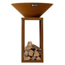 Edelstahl-Feuerstelle 'Fyro 80', Rost, 100 X 100 X 80 Cm -Gartenbedarf Verkäufe 2024 3920100738 Feuerstelle Fyro80 Rost Optik 1 109394