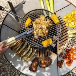 Edelstahl-Feuerstelle 'TRIA', Rost, 100 X 55 X 100 Cm -Gartenbedarf Verkäufe 2024 3920100752 Feuerstelle TRIA rost ca100x55x100cm 3 125230