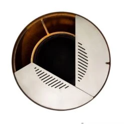 Edelstahl-Feuerstelle 'TRIA', Rost, 100 X 55 X 100 Cm -Gartenbedarf Verkäufe 2024 3920100752 Feuerstelle TRIA rost ca100x55x100cm 5 125228