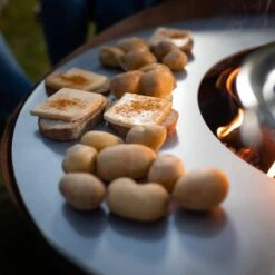 Feuerstelle 'Wave', Rost, Edelstahl, Ca. 100 X 55 X 100 Cm -Gartenbedarf Verkäufe 2024 3920100768 Feuerstelle WAVE rost ca100x55x100cm 1 125244